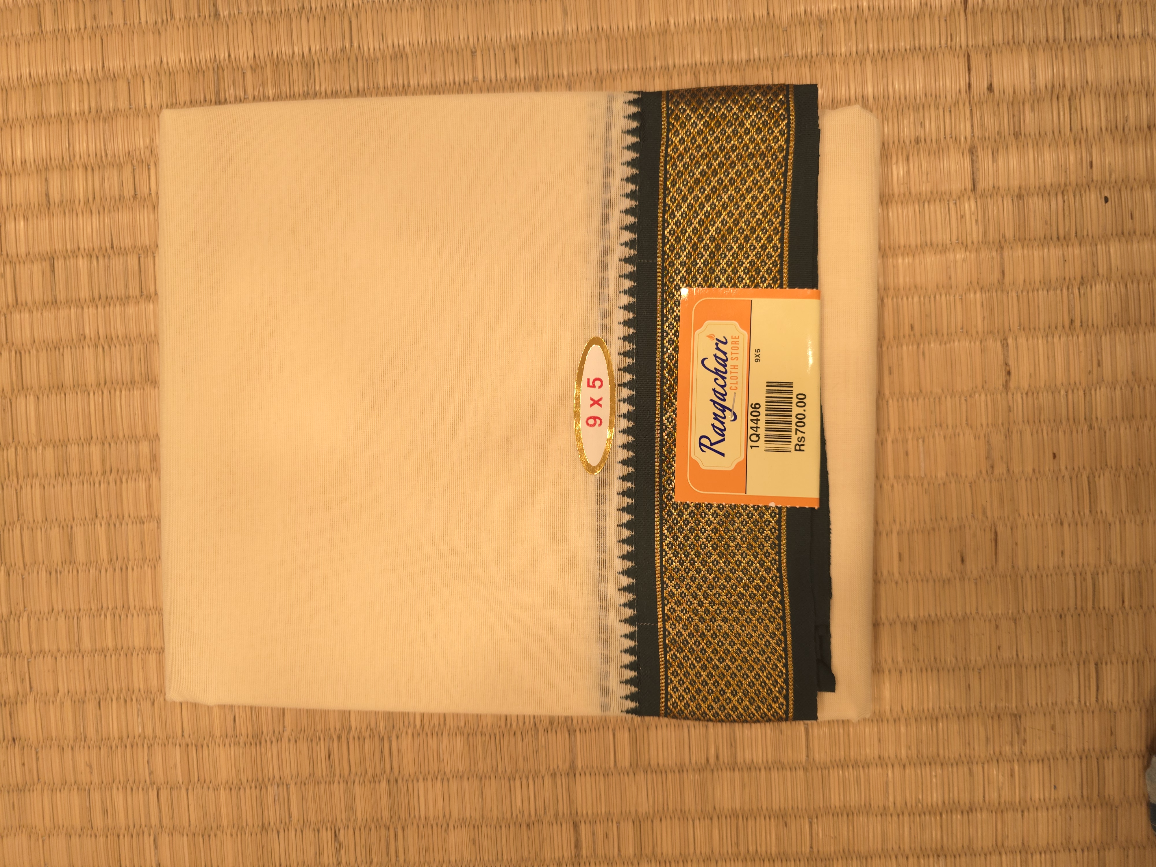 9X5 Cotton Veshti, 10 Mayil Kan Border