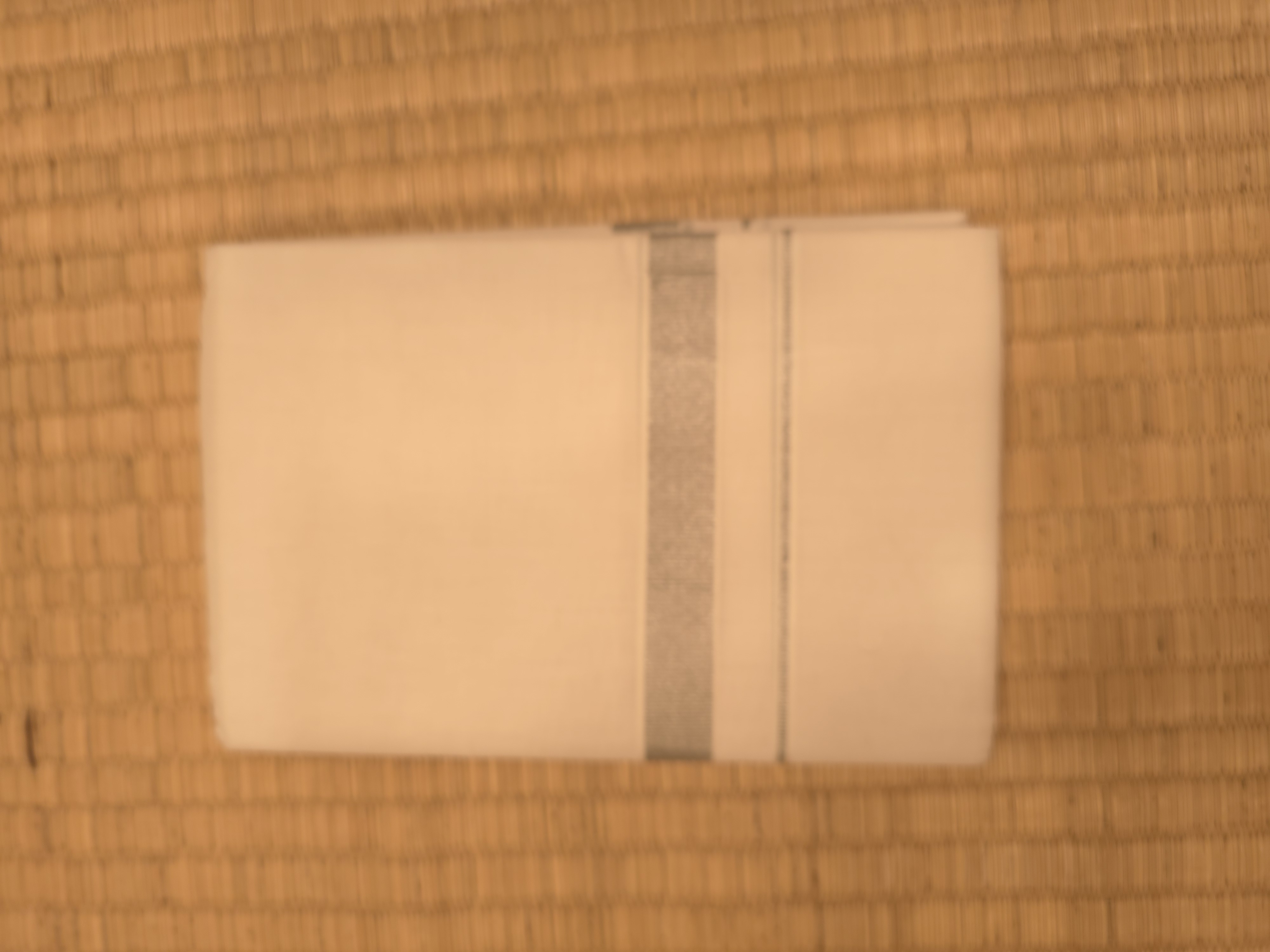 8 Mulam Cotton Veshti, Silver Border